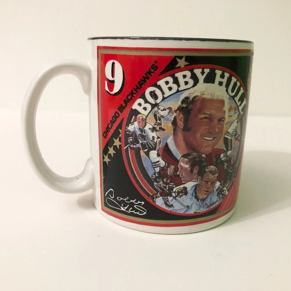 1994 Sports Impressions Chicago Blackhawks Bobby Hull No 9 Mug - Picture 4 of 14